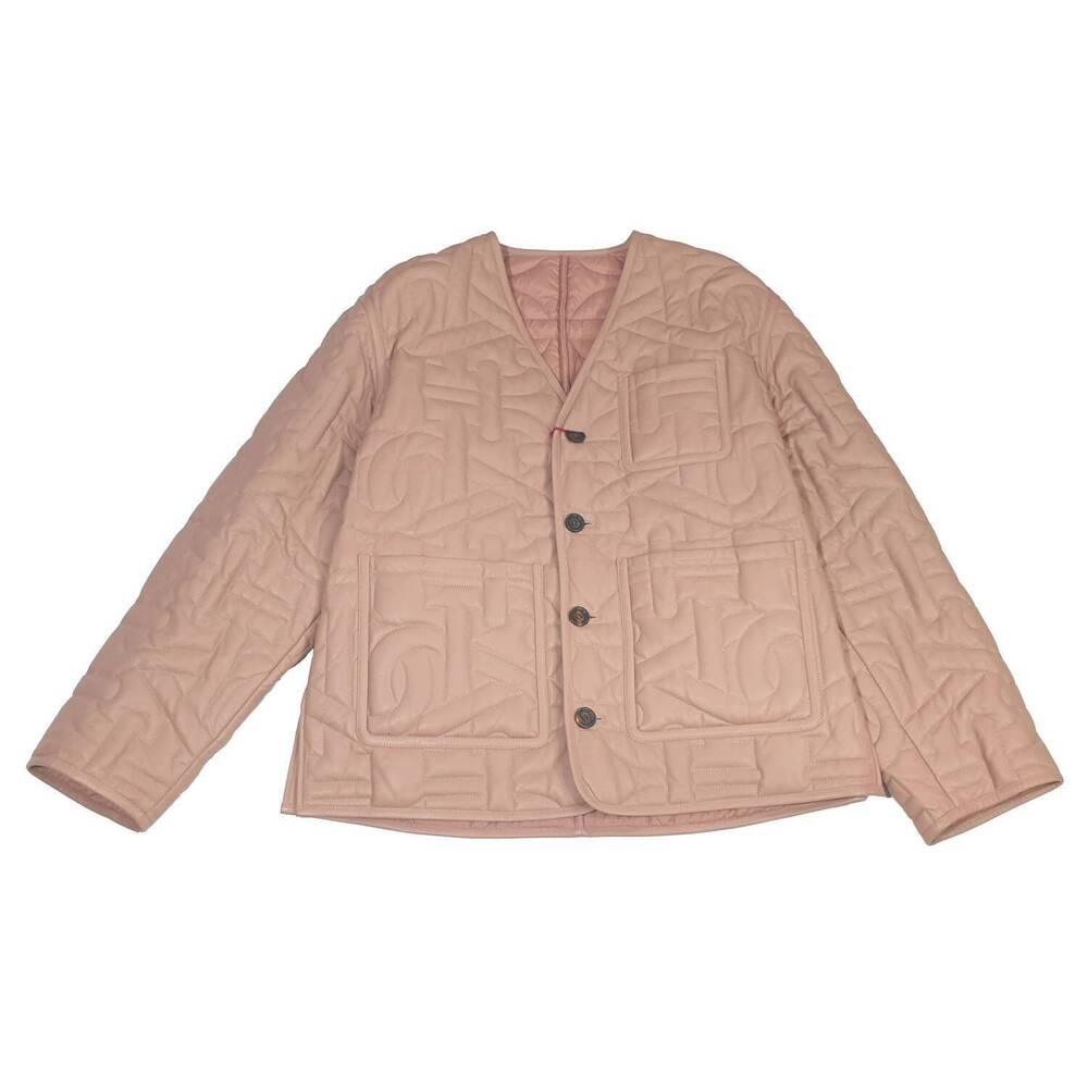 NEW BALLY women's flor lamb leather jacket in pink